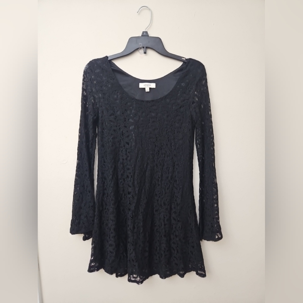 Umgee Black Lace Detail Dress